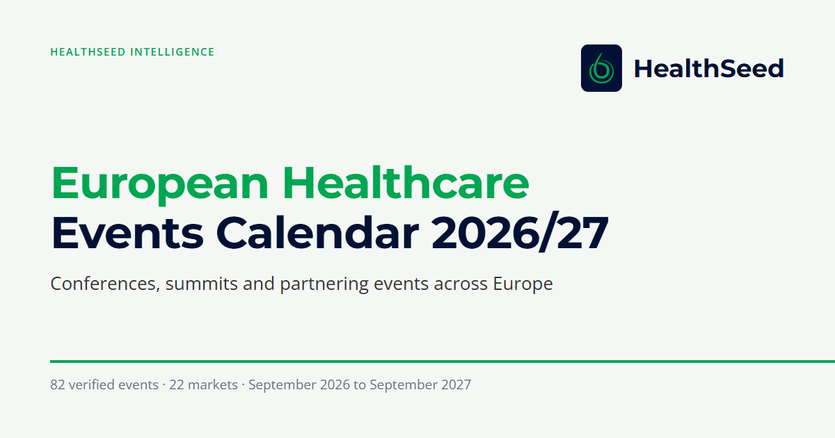 Medtech Drawing Medical conferences in Europe: 2026 and 2027 | HealthSeed